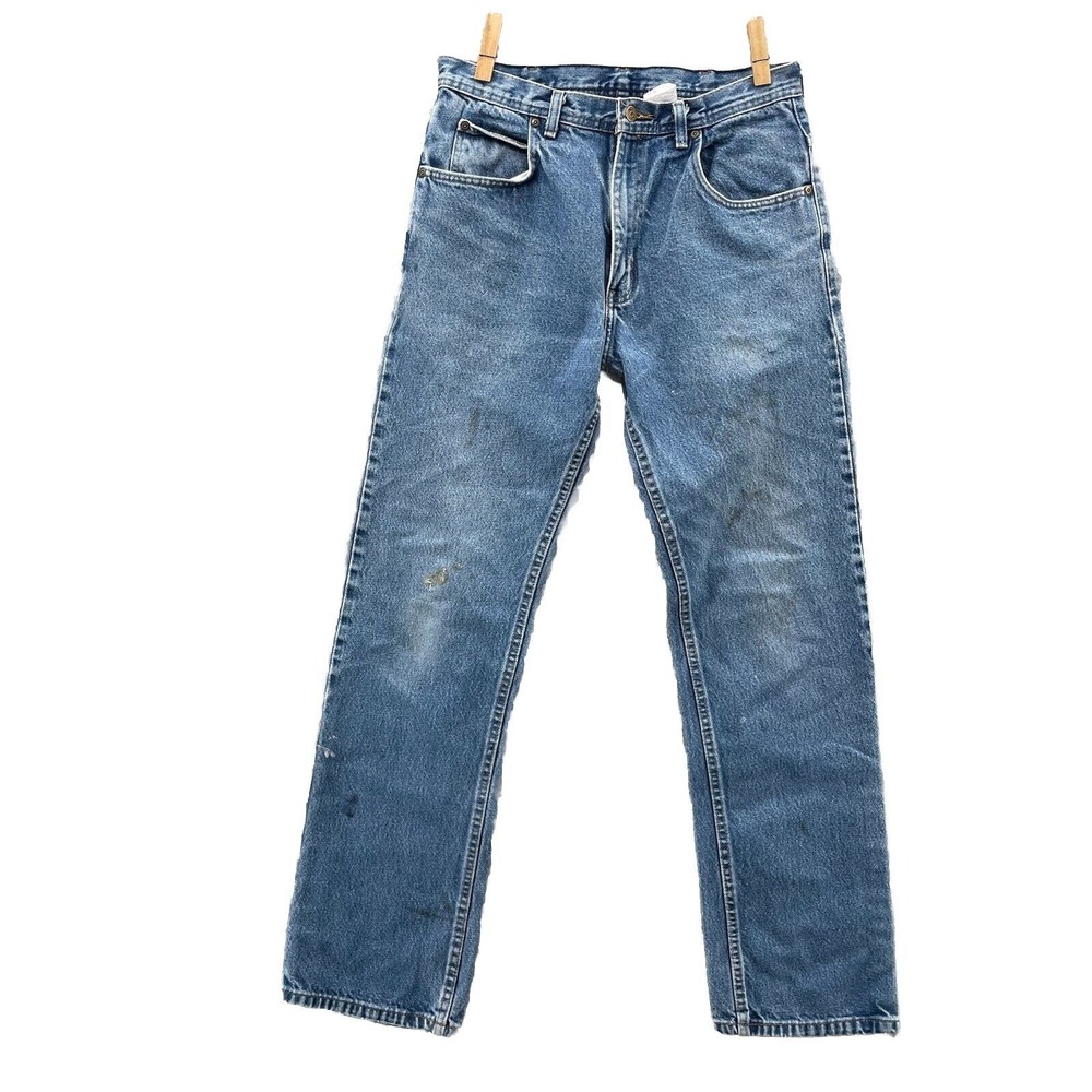 Vintage Key Jeans Men's 32x32* Blue Y2K Baggy Straight Workwear Skate Streetwear